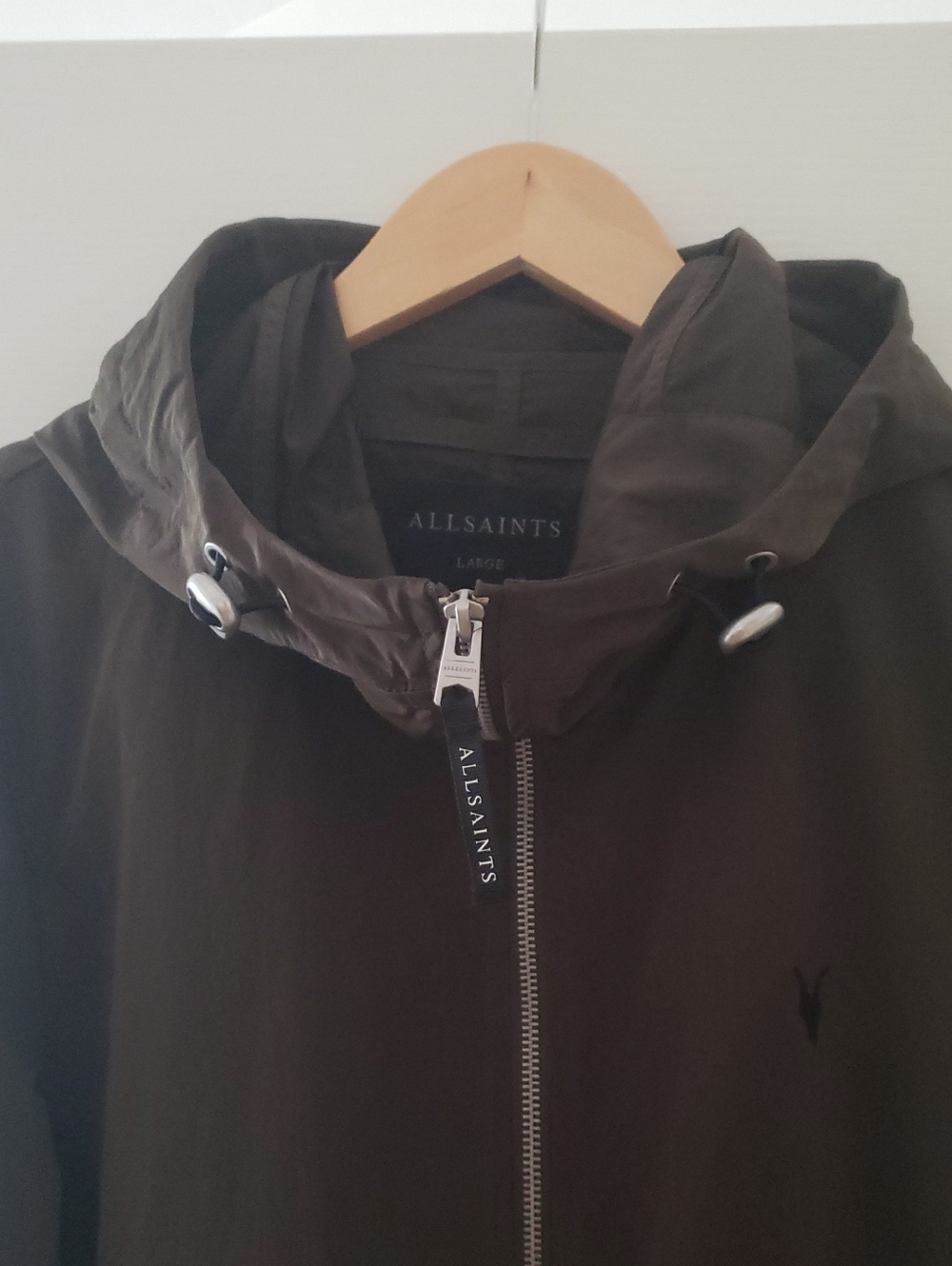 AllSaints Olive Windbreaker Jacket